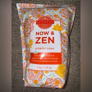 Scentsy Now & Zen Bath Soak- Unopened!!